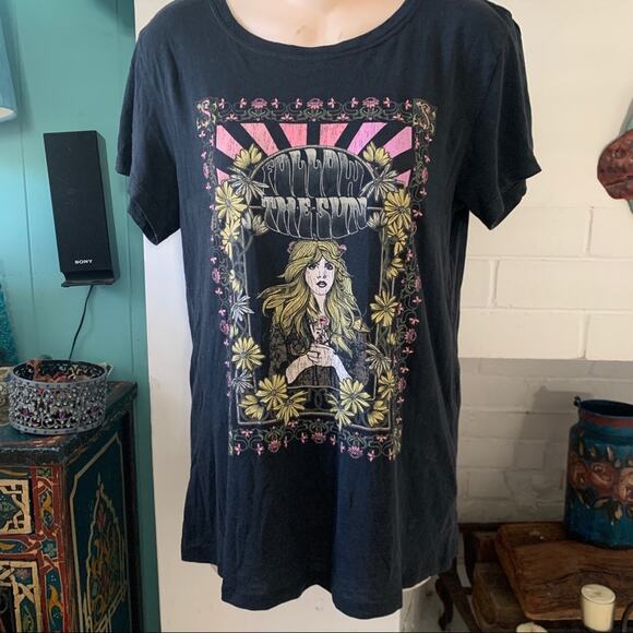 Spell Tops - NWT "VINTAGE" SPELL DESIGNS FOLLOW THE SUN STEVIE NICKS TEE S